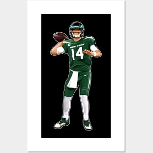 Sam Darnold #14 Exit the Fileds Posters and Art